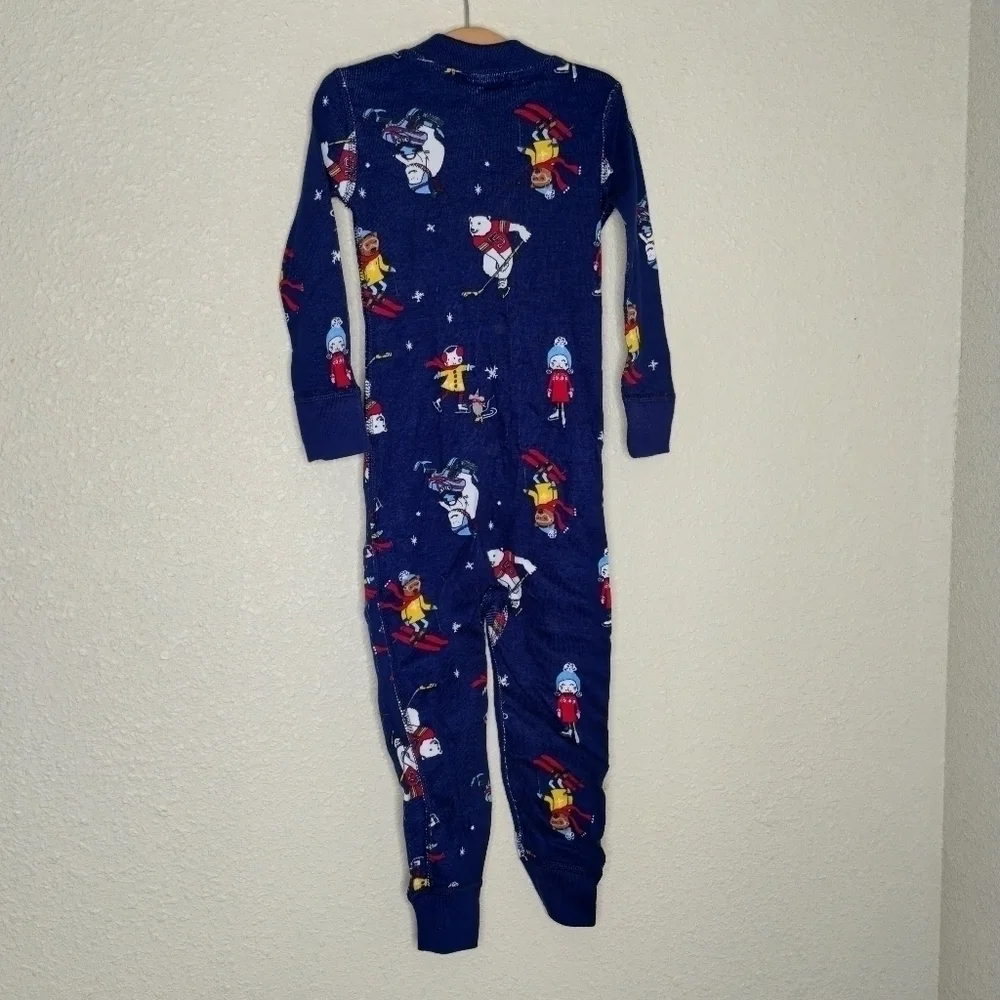 Hanna Andersson Organic Cotton Skiing Bears Sleeper